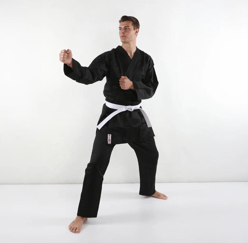 KİHON KİAİ KARATE ACEMİ ELBİSESİ SİYAH