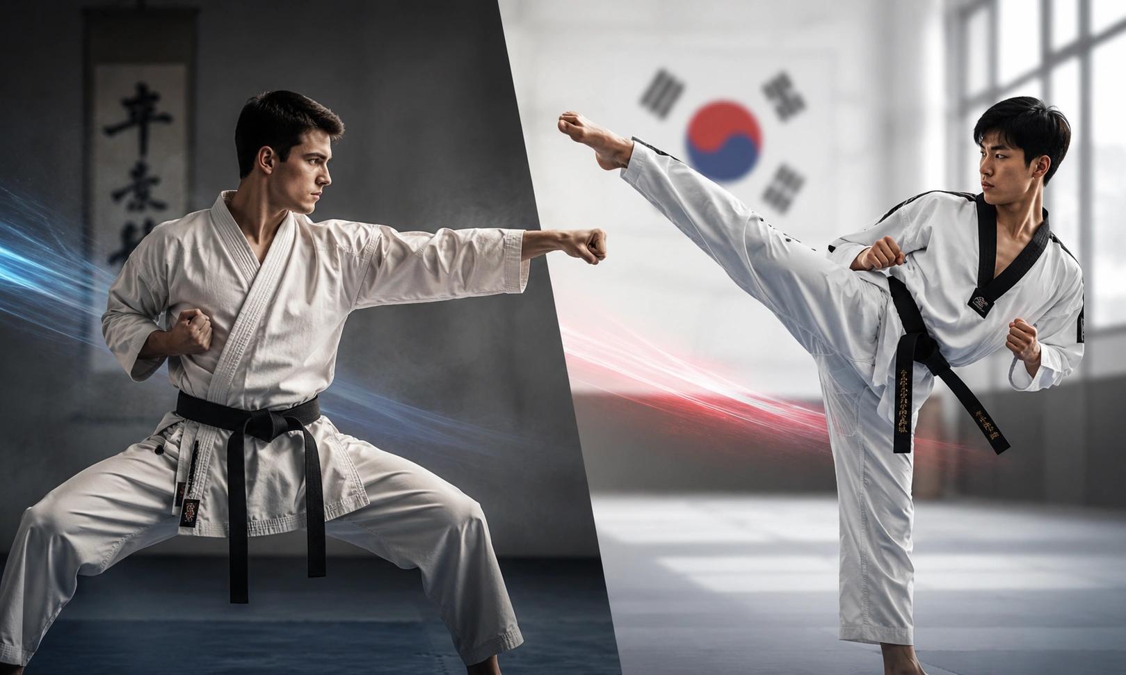 Karate ve Taekwondo arasındaki temel teknik farklar nelerdir?